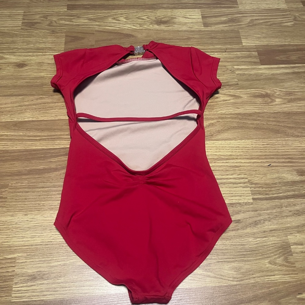 Baltogs Mock Neck Short Sleeve Leotard LC - Picture 2 of 3